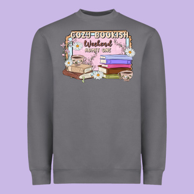 Cozy Bookish Weekend Ticket Heavyweight Sweatshirt Designed By Maliassmallbusiness