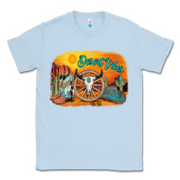 Dusty Blue desert vibes Classic Tee - AdoDesignShop