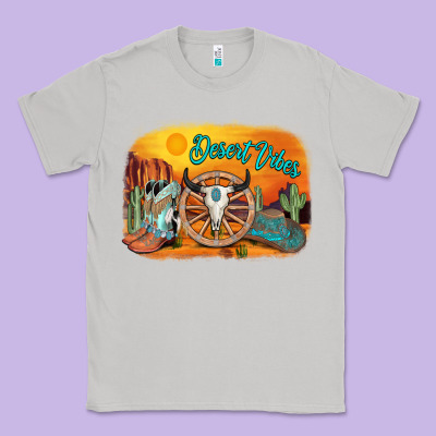 Desert Vibes Classic Tee Designed By Adodesignshop