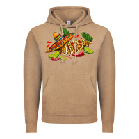 Vintage Coffee mexican elote corn sombrero lime and  cactus Vintage Hoodie - AdoDesignShop
