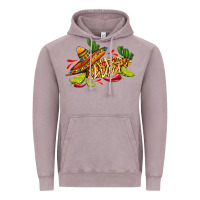Vintage Zinc mexican elote corn sombrero lime and  cactus Vintage Hoodie - AdoDesignShop