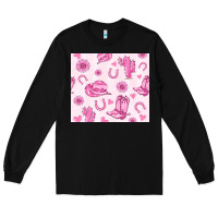 Black cowgirl valentine's day Long Sleeve Tee - MaliasSmallBusiness