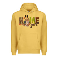 Antique Gold Home girl Fall afro girl Premium Hoodie - NancyCooperArtShop