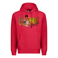 Cardinal Home girl Fall afro girl Premium Hoodie - NancyCooperArtShop