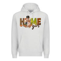 Dove Grey Home girl Fall afro girl Premium Hoodie - NancyCooperArtShop