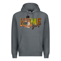 Rock Home girl Fall afro girl Premium Hoodie - NancyCooperArtShop