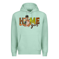 Seafoam Home girl Fall afro girl Premium Hoodie - NancyCooperArtShop
