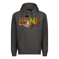 Smoke Home girl Fall afro girl Premium Hoodie - NancyCooperArtShop