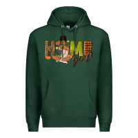 Sports Green Home girl Fall afro girl Premium Hoodie - NancyCooperArtShop