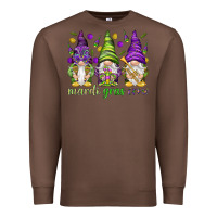 Chestnut Mardi Gras crew with gnomes Premium Sweatshirt - NancyCooperArtShop