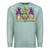 Seafoam Mardi Gras crew with gnomes Premium Sweatshirt - NancyCooperArtShop