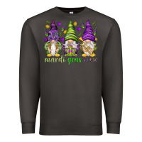 Smoke Mardi Gras crew with gnomes Premium Sweatshirt - NancyCooperArtShop
