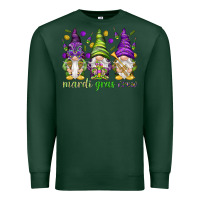 Sports Green Mardi Gras crew with gnomes Premium Sweatshirt - NancyCooperArtShop