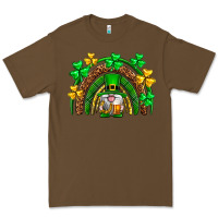 Cacao St. Patrick's Day gnome rainbow Premium Tee - Neo Western