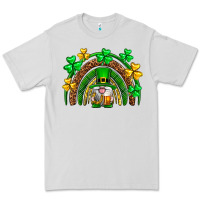Dove Grey St. Patrick's Day gnome rainbow Premium Tee - Neo Western