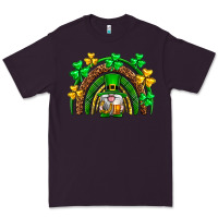 Plum St. Patrick's Day gnome rainbow Premium Tee - Neo Western