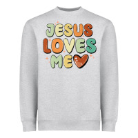 Jesus Loves Me Heavyweight Sweatshirt | Teevron