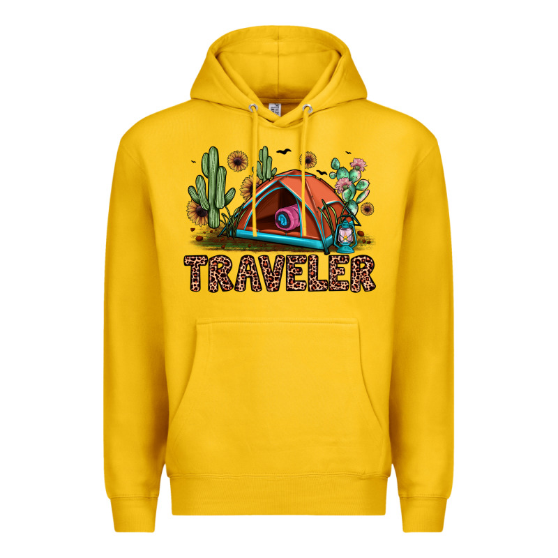 Traveler Premium Hoodie by JahusDesignShop | Teevron