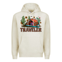 Oatmeal Heather traveler Premium Hoodie - JahusDesignShop