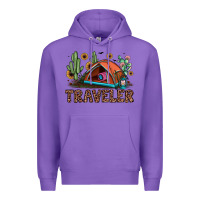 Purple traveler Premium Hoodie - JahusDesignShop