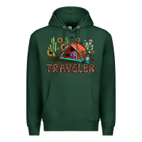 Sports Green traveler Premium Hoodie - JahusDesignShop