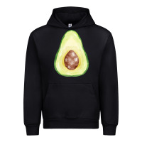 Black half avocado fa element Urban Hoodie - FaDigitalArtStudio