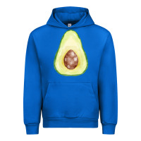 Cobalt half avocado fa element Urban Hoodie - FaDigitalArtStudio