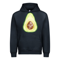 Navy half avocado fa element Urban Hoodie - FaDigitalArtStudio