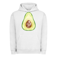 Pigment Lunar Rock half avocado fa element Urban Hoodie - FaDigitalArtStudio