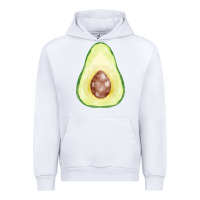 White half avocado fa element Urban Hoodie - FaDigitalArtStudio