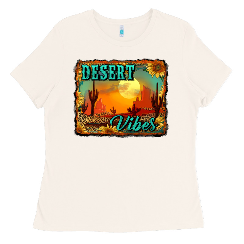 Desert Vibes Background Ladies Tee by RanaPortraitStore | Teevron