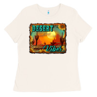 Bone desert vibes background Ladies Tee - RanaPortraitStore