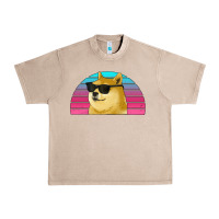 French Oak doge coin bitcoin hodl retro sunset Urban Heavy Tee - Jasminsmagicworld