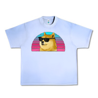 Grape Ice doge coin bitcoin hodl retro sunset Urban Heavy Tee - Jasminsmagicworld
