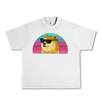 Lunar Rock doge coin bitcoin hodl retro sunset Urban Heavy Tee - Jasminsmagicworld