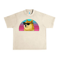 Sandshell doge coin bitcoin hodl retro sunset Urban Heavy Tee - Jasminsmagicworld