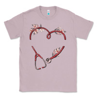 Lilac custom heart stethoscope Classic Tee - MaliasSmallBusiness