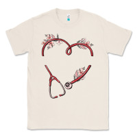 Natural custom heart stethoscope Classic Tee - MaliasSmallBusiness