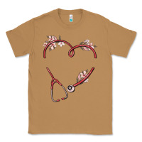 Toasted Coconut custom heart stethoscope Classic Tee - MaliasSmallBusiness