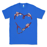 True Royal custom heart stethoscope Classic Tee - MaliasSmallBusiness