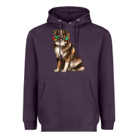 Plum australian shepherd with rope toy Heavyweight Hoodie - texasbilliewilder