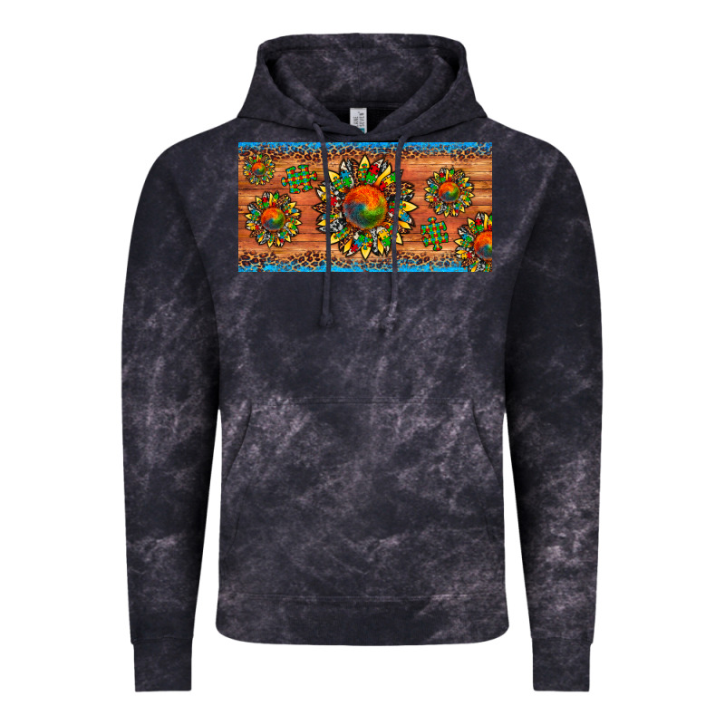 Autism Awareness Sunflower Puzzle License Plate Vintage Hoodie by Artiststas | Teevron