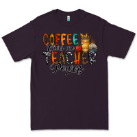 Plum coffee gives me teacher Premium Tee - CowhideDigitalArt