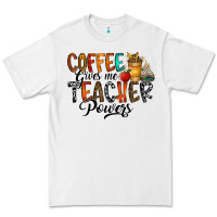 White coffee gives me teacher Premium Tee - CowhideDigitalArt