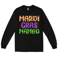 Black mardi gras mambo Long Sleeve Tee - MaliasSmallBusiness