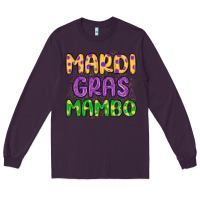 Plum mardi gras mambo Long Sleeve Tee - MaliasSmallBusiness