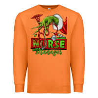 Carrot grinch hand nurse manager Premium Sweatshirt - NancyCooperArtShop