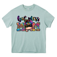 Arona hot mess mom messy bun Heavy Core Tee - Zillion Design Studio