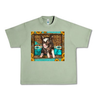 Oil Green Western Cute Pig Urban Heavy Tee - LillyAllenDesigns