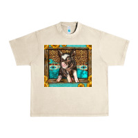 Sandshell Western Cute Pig Urban Heavy Tee - LillyAllenDesigns